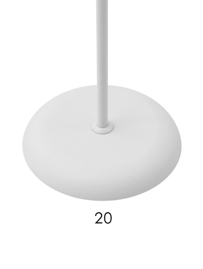 Торшер TR97612, 1хE27, 40 Вт, 176×24.5 см, белый