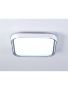 Светильник потолочный LED FZ1250, 5000К, 18 Вт, 25×25×6 см, без ПДУ, серо-белый - фото 809667531