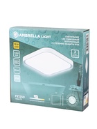 Светильник потолочный LED FZ1250, 5000К, 18 Вт, 25×25×6 см, без ПДУ, серо-белый - Фото 8
