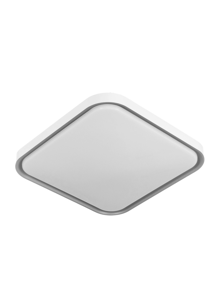 Светильник потолочный LED FZ1256, 5000К, 27 Вт, 35×35×6 см, без ПДУ, серо-белый - Фото 1