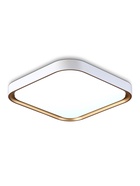 Светильник потолочный LED FZ1259, 5000К, 27 Вт, 35×35×6 см, без ПДУ, золотисто-белый - фото 809667539