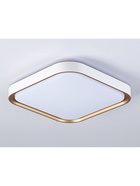 Светильник потолочный LED FZ1259, 5000К, 27 Вт, 35×35×6 см, без ПДУ, золотисто-белый - фото 809667540