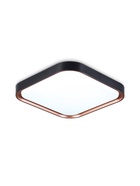 Светильник потолочный LED FZ1265, 5000К, 18 Вт, 25×25×6 см, без ПДУ, золотисто-чёрный - фото 809667544