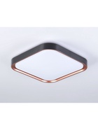 Светильник потолочный LED FZ1265, 5000К, 18 Вт, 25×25×6 см, без ПДУ, золотисто-чёрный - фото 809667545