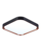 Светильник потолочный LED FZ1271, 5000К, 27 Вт, 35×35×6 см, без ПДУ, золотисто-чёрный - фото 809667549