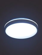 Люстра LED FZ601, 3000-6500К+RGB, 46 Вт, d=39 h=8 см, с ПДУ, белый - Фото 11