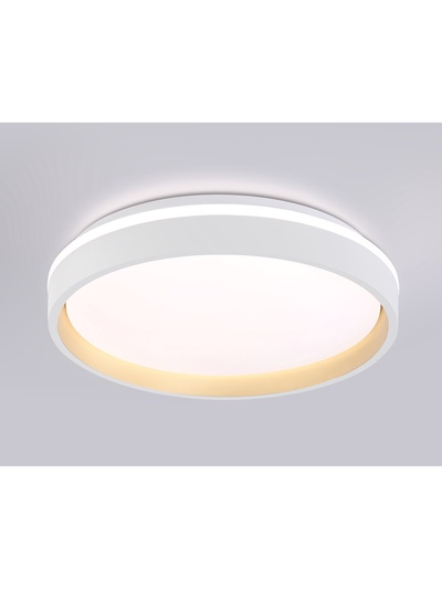 Люстра LED FZ601, 3000-6500К+RGB, 46 Вт, d=39 h=8 см, с ПДУ, белый
