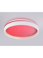 Люстра LED FZ601, 3000-6500К+RGB, 46 Вт, d=39 h=8 см, с ПДУ, белый - фото 809667566