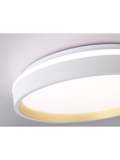 Люстра LED FZ601, 3000-6500К+RGB, 46 Вт, d=39 h=8 см, с ПДУ, белый