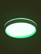 Люстра LED FZ601, 3000-6500К+RGB, 46 Вт, d=39 h=8 см, с ПДУ, белый - Фото 7