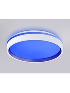 Люстра LED FZ601, 3000-6500К+RGB, 46 Вт, d=39 h=8 см, с ПДУ, белый - Фото 8