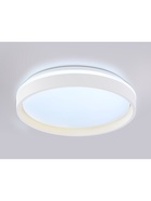 Люстра LED FZ601, 3000-6500К+RGB, 46 Вт, d=39 h=8 см, с ПДУ, белый - фото 809667563