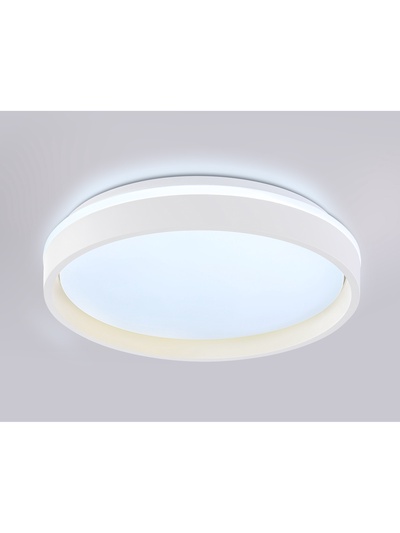 Люстра LED FZ601, 3000-6500К+RGB, 46 Вт, d=39 h=8 см, с ПДУ, белый