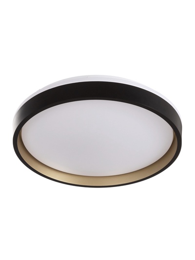 Люстра LED FZ604, 3000-6500К+RGB, 46 Вт, d=39 h=8 см, с ПДУ, чёрный