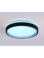 Люстра LED FZ604, 3000-6500К+RGB, 46 Вт, d=39 h=8 см, с ПДУ, чёрный - Фото 12