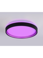 Люстра LED FZ604, 3000-6500К+RGB, 46 Вт, d=39 h=8 см, с ПДУ, чёрный - Фото 13