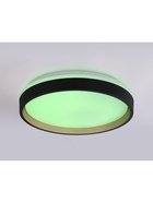 Люстра LED FZ604, 3000-6500К+RGB, 46 Вт, d=39 h=8 см, с ПДУ, чёрный - Фото 14