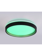 Люстра LED FZ604, 3000-6500К+RGB, 46 Вт, d=39 h=8 см, с ПДУ, чёрный - Фото 5