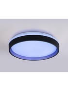 Люстра LED FZ604, 3000-6500К+RGB, 46 Вт, d=39 h=8 см, с ПДУ, чёрный - Фото 6