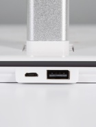 Лампа настольная DE581, светодиодная, сенсорная, 6 Вт, 3 режима, USB, беспроводная зарядка, таймер, белая, 18×12×32 см - Фото 14