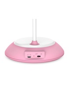 Лампа настольная DE603, светодиодная, 5 Вт, 2800-6500К, USB, АКБ, 10×13.5×45 см, бело-розовая - Фото 5