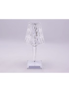 Лампа настольная DE8055, светодиодная, 3 Вт, 3000-6400К, USB, АКБ, 27×12 см, прозрачная - Фото 2