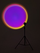 Лампа напольная атмосферная DE8387, светодиодная, пульт, 3 Вт, RGB, 80×80 см, чёрная - Фото 19