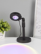 Лампа настольная атмосферная DE8385, светодиодная, пульт, 3 Вт, RGB, 28×12 см, чёрная - Фото 2