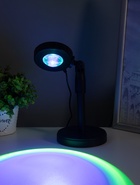 Лампа настольная атмосферная DE8385, светодиодная, пульт, 3 Вт, RGB, 28×12 см, чёрная - Фото 11