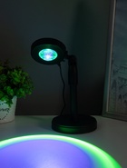Лампа настольная атмосферная DE8385, светодиодная, пульт, 3 Вт, RGB, 28×12 см, чёрная - Фото 12