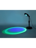 Лампа настольная атмосферная DE8385, светодиодная, пульт, 3 Вт, RGB, 28×12 см, чёрная - фото 809667661