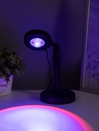 Лампа настольная атмосферная DE8385, светодиодная, пульт, 3 Вт, RGB, 28×12 см, чёрная - Фото 7