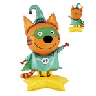 Воздушный шар фольгированный 54" «Три Кота, Компот», под воздух - фото 809656435