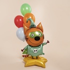 Воздушный шар фольгированный 54" «Три Кота, Компот», под воздух - фото 809656437