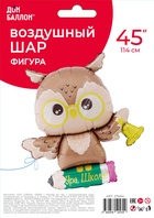 Воздушный шар фольгированный 45" «Мудрая сова», 114 см - фото 809656472