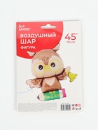 Воздушный шар фольгированный 45" «Мудрая сова», 114 см - фото 809656474