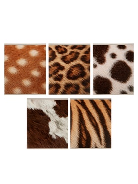 Тетрадь 48 листов в клетку Calligrata «Животный принт», 5 В МИКС