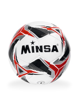 Футбольный мяч, р. 5, EVA, резиновая камера, 300 г, разноцветный