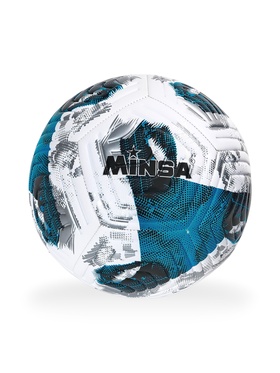 Футбольный мяч, р. 5, TPE, резиновая камера, 380 г, синий