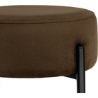 Стул барный «Сайпл MR-7», 400×400×740 мм, металл/велюр, цвет чёрный/коричневый - Фото 4