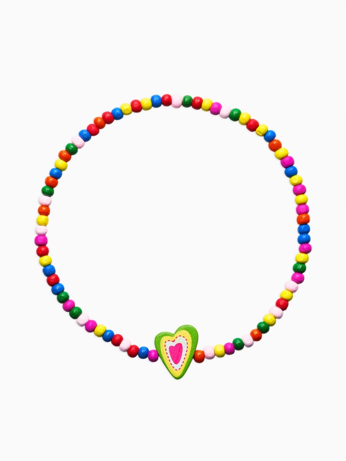 Бусы детские Выбражулька бабочка, сердце, цветок, МИКС