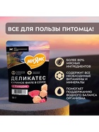 Влажный корм для стерилизованных кошек «Мнямс.Деликатес», куриное филе с тунцом в соусе, 50 г - Фото 4