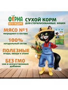 Сухой корм для взрослых стерилизованных кошек «Ферма кота Федора», с уткой, 650 г - Фото 4