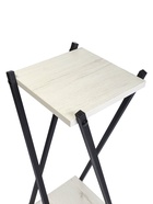 Подставка для цветов «Лофт», напольная, металлическая, деревянная, цвет дуб эльза, набор 2 шт. - Фото 3