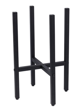 Подставка для цветов «Лофт», 30×30×46 см, металлическая, чёрная