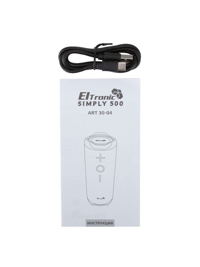 Колонка ELTRONIC SIMPLY, TWS, чёрная, 30-04