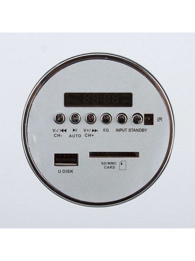 Колонка 08" ELTRONIC динамик 6 шт, комплект 2 колонки, белая, 20-82