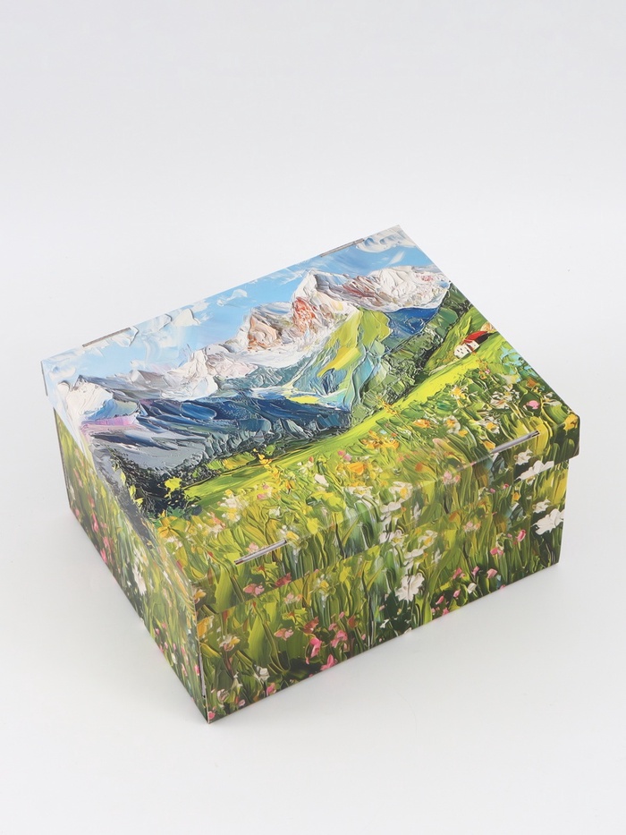 Коробка складная «Пейзаж», 31 х 25,5 х 16 см