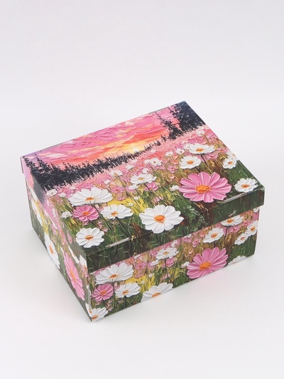 Коробка складная «Красивый пейзаж», 31 х 25,5 х 16 см
