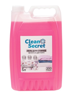 Гель- концентрат для стирки Clean Secret «Чарующая орхидея» для белого и цветного, 5 л